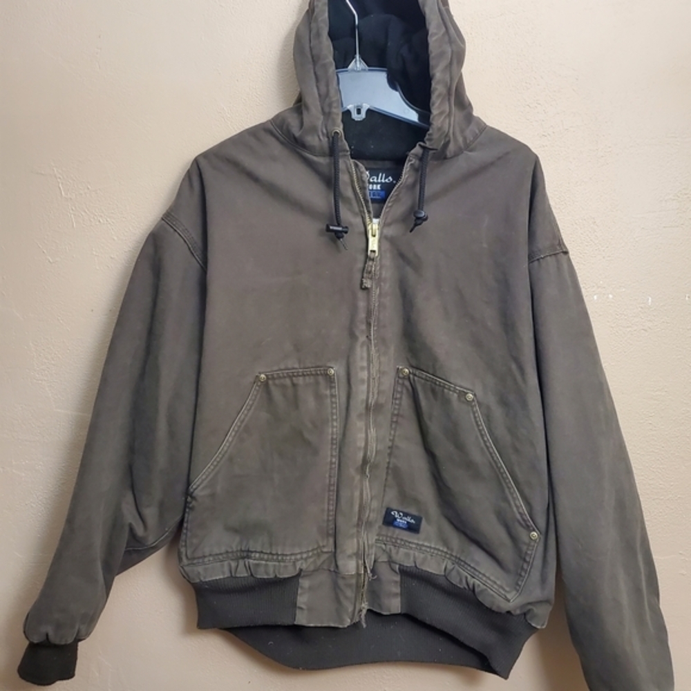 Vtg 90s WALLS workwear‎ jacket hooded